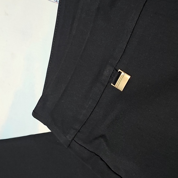 Alfani Skinny Leg Black Tummy Control Pants Size 6S Short NWT - Picture 6 of 7
